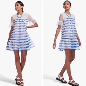 STAUD Ruffle Dress